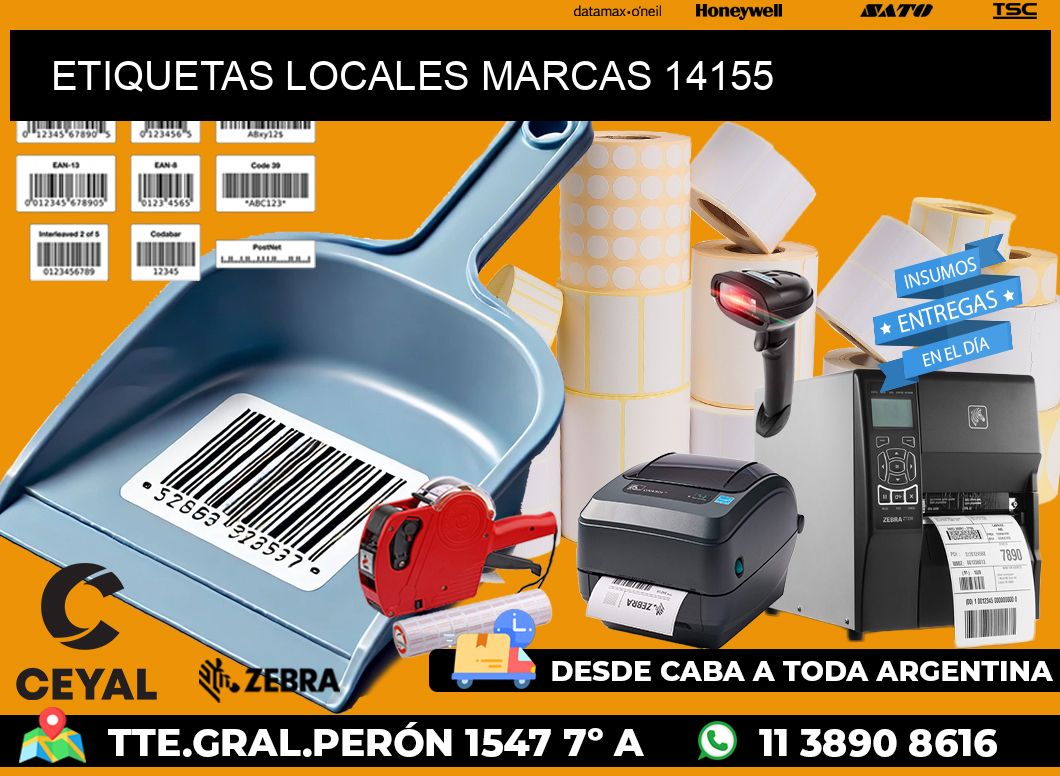 ETIQUETAS LOCALES MARCAS 14155