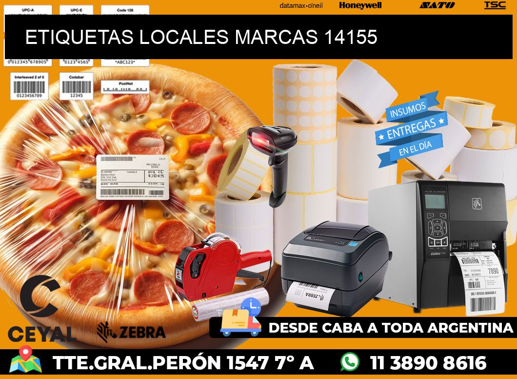 ETIQUETAS LOCALES MARCAS 14155