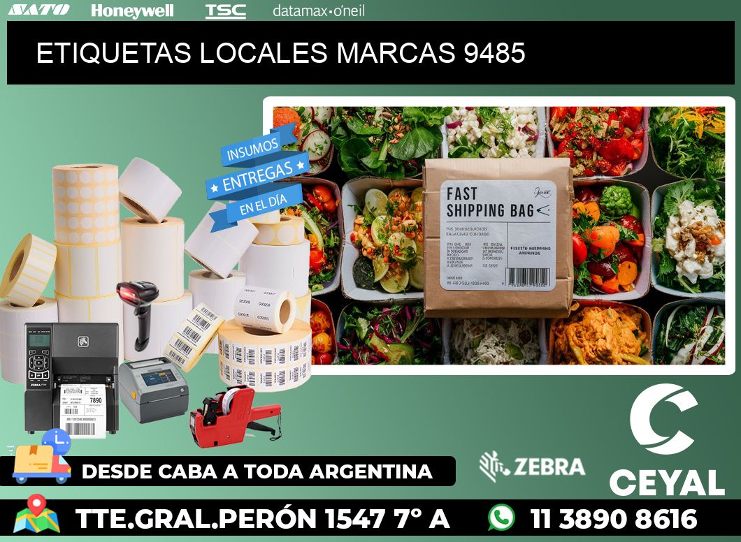 ETIQUETAS LOCALES MARCAS 9485