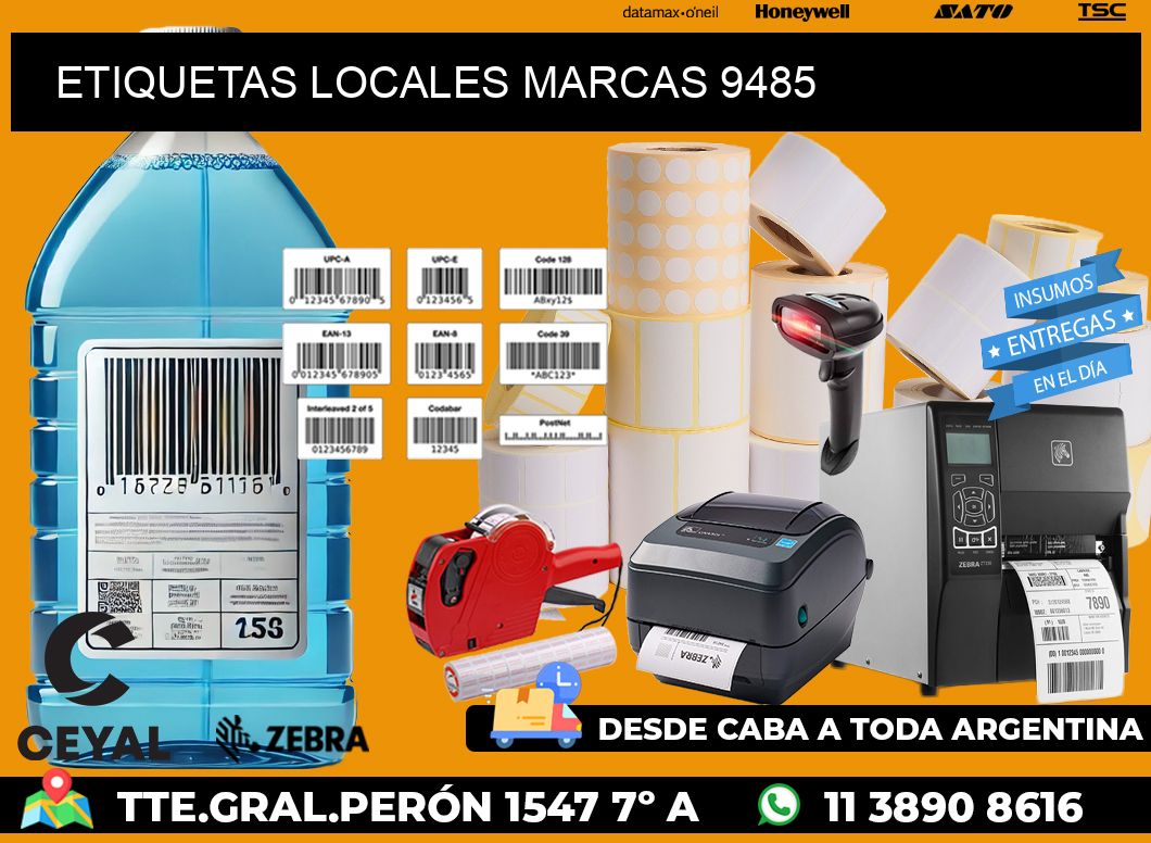 ETIQUETAS LOCALES MARCAS 9485