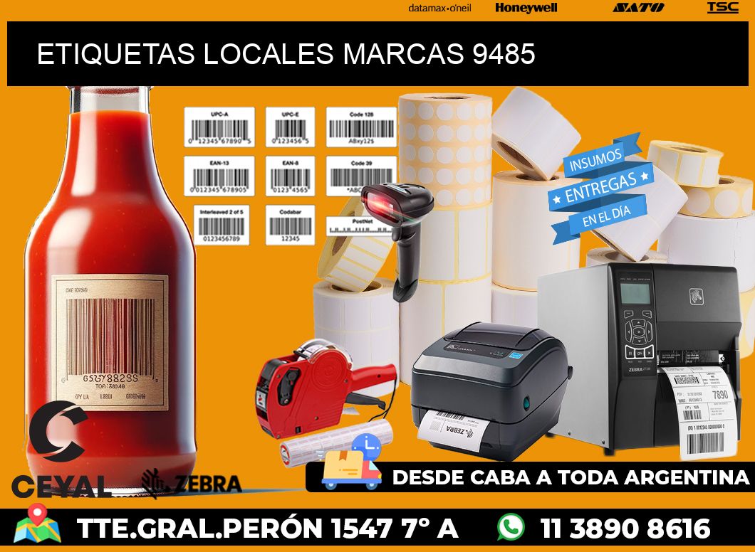 ETIQUETAS LOCALES MARCAS 9485