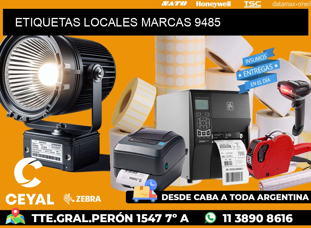 ETIQUETAS LOCALES MARCAS 9485
