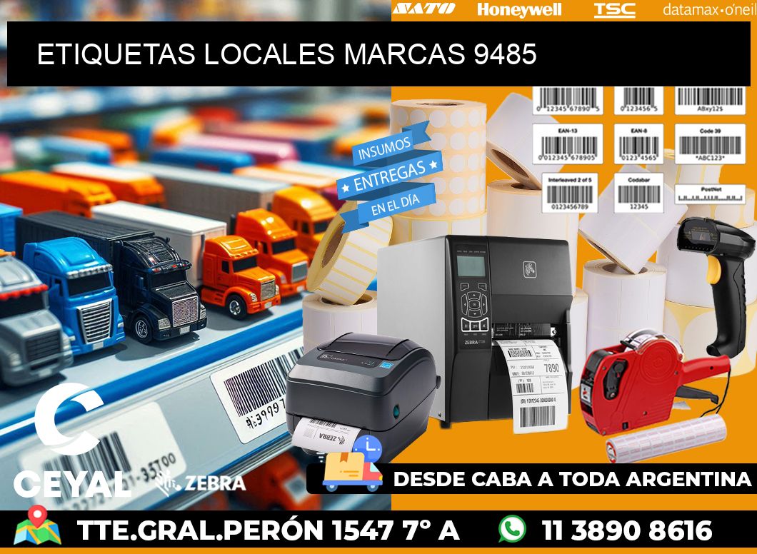 ETIQUETAS LOCALES MARCAS 9485