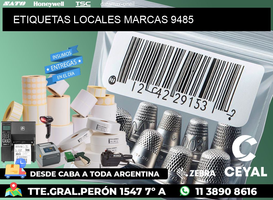 ETIQUETAS LOCALES MARCAS 9485