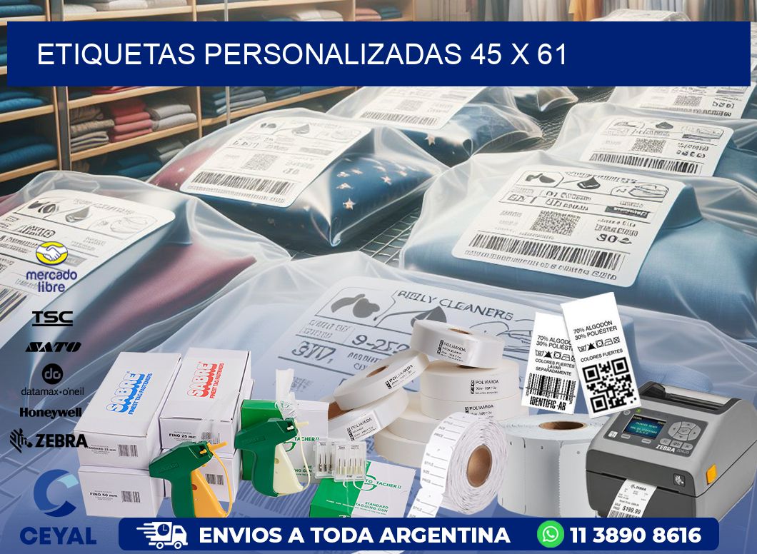 ETIQUETAS PERSONALIZADAS 45 x 61