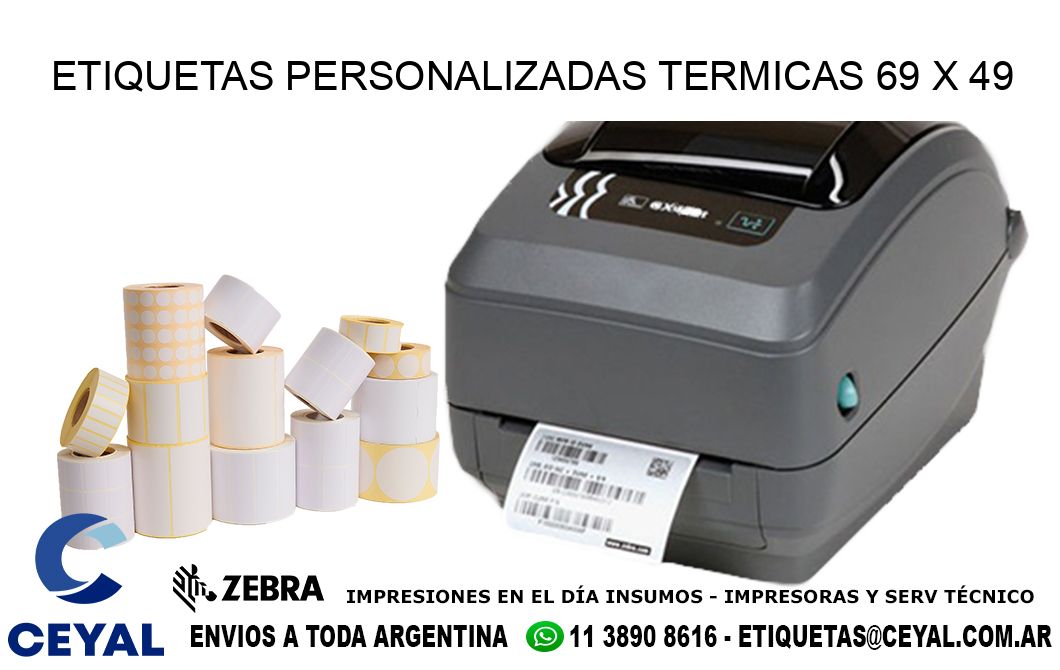 ETIQUETAS PERSONALIZADAS TERMICAS 69 x 49