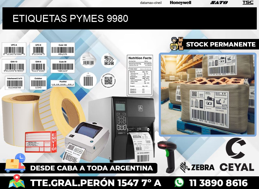 ETIQUETAS PYMES 9980