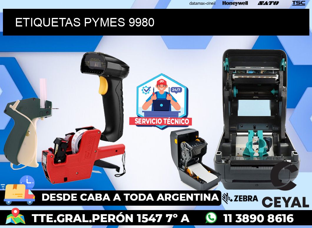 ETIQUETAS PYMES 9980