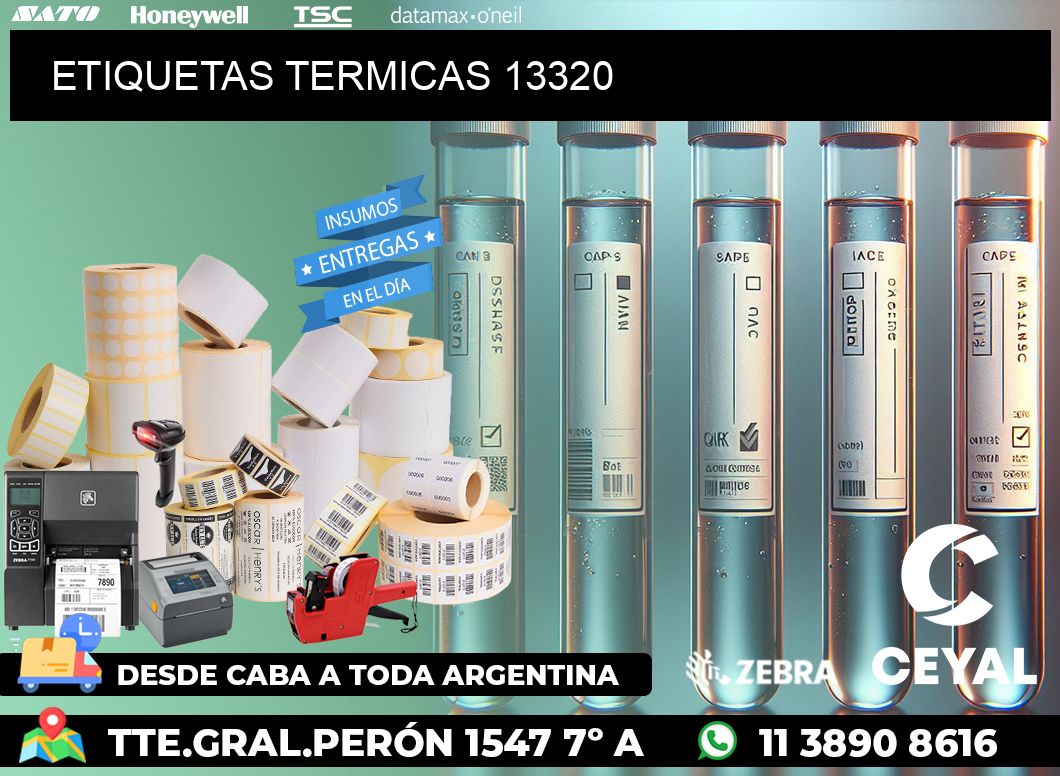 ETIQUETAS TERMICAS 13320