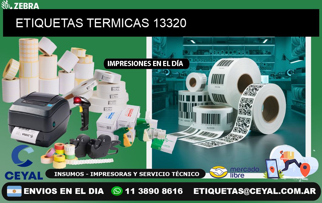 ETIQUETAS TERMICAS 13320