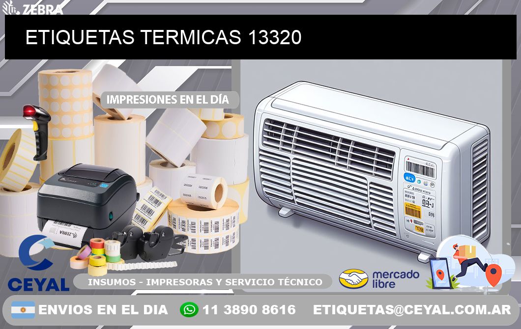 ETIQUETAS TERMICAS 13320