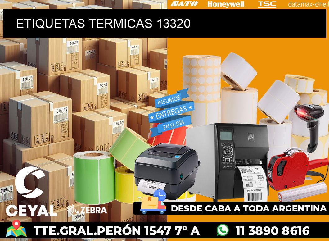 ETIQUETAS TERMICAS 13320