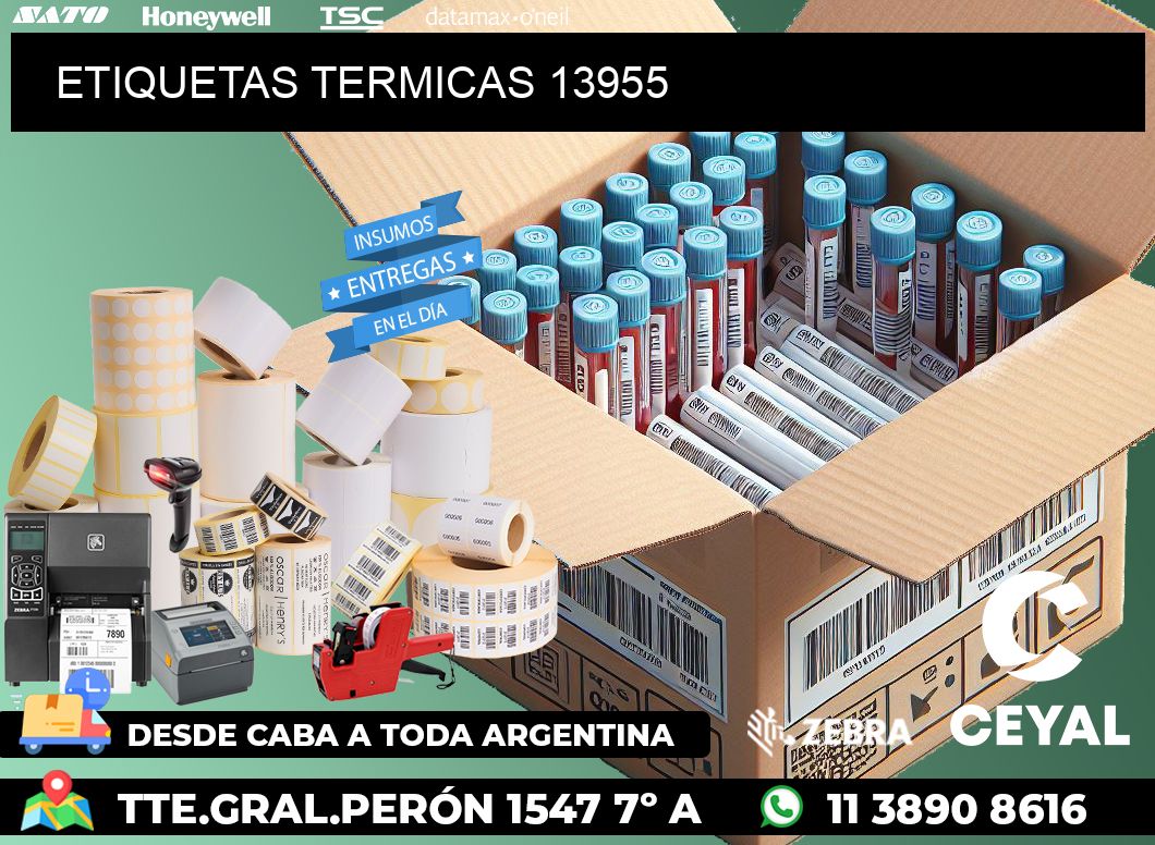 ETIQUETAS TERMICAS 13955