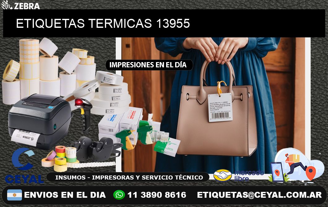 ETIQUETAS TERMICAS 13955