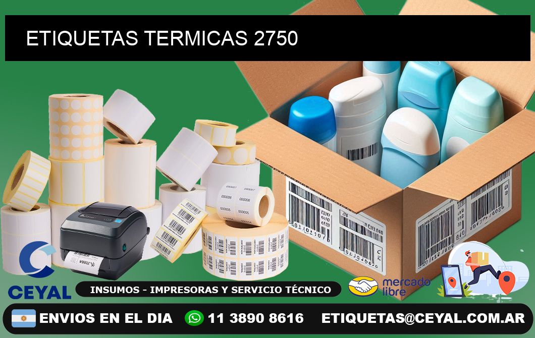 ETIQUETAS TERMICAS 2750