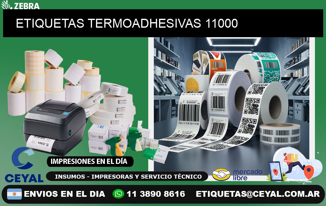 ETIQUETAS TERMOADHESIVAS 11000