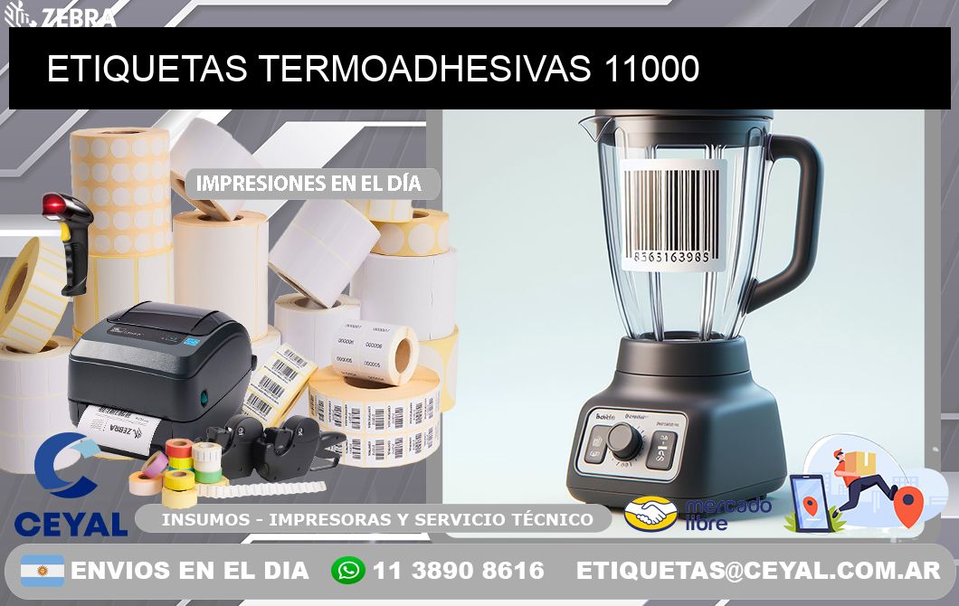 ETIQUETAS TERMOADHESIVAS 11000