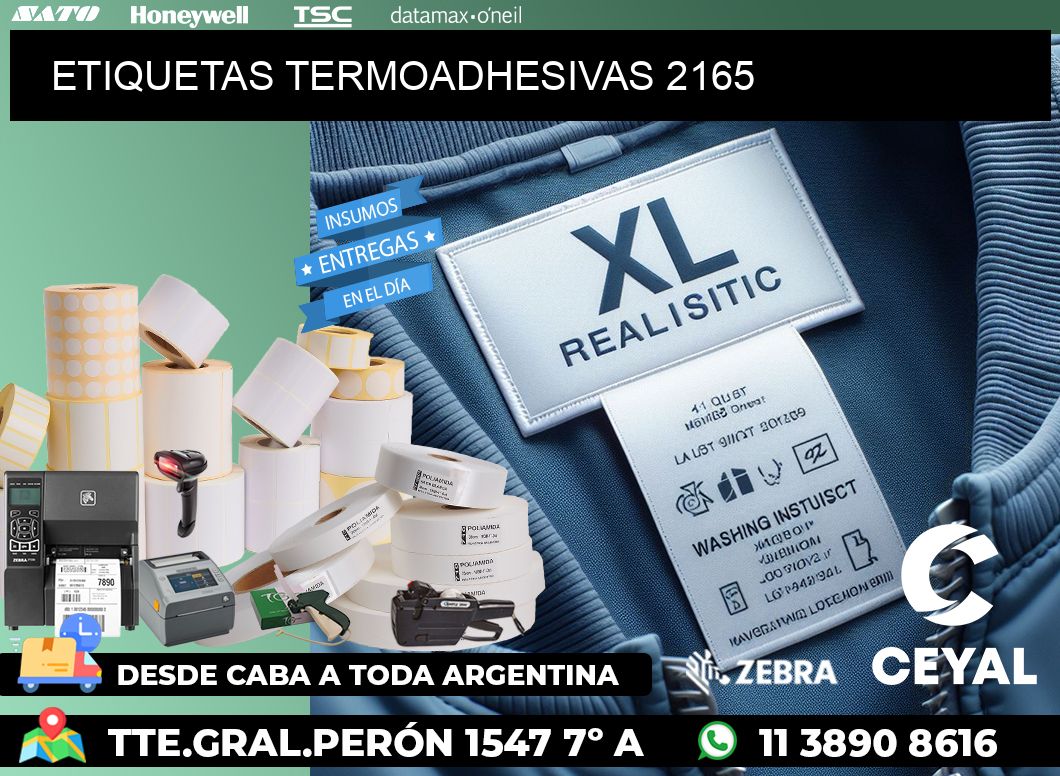 ETIQUETAS TERMOADHESIVAS 2165