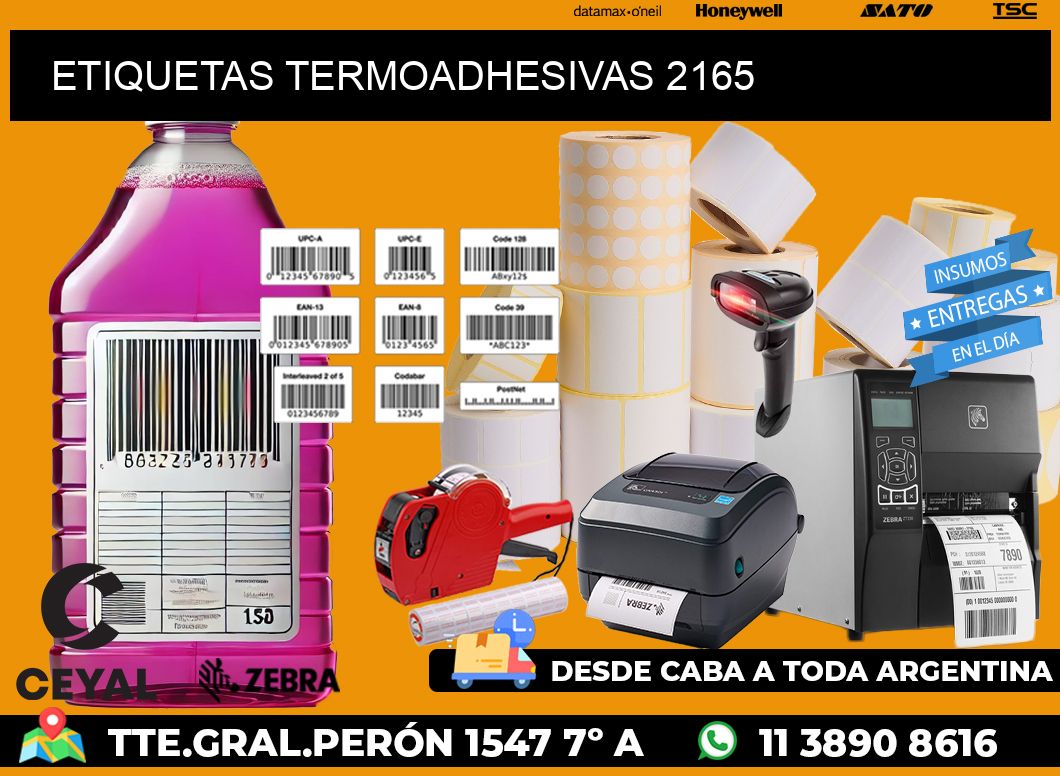 ETIQUETAS TERMOADHESIVAS 2165