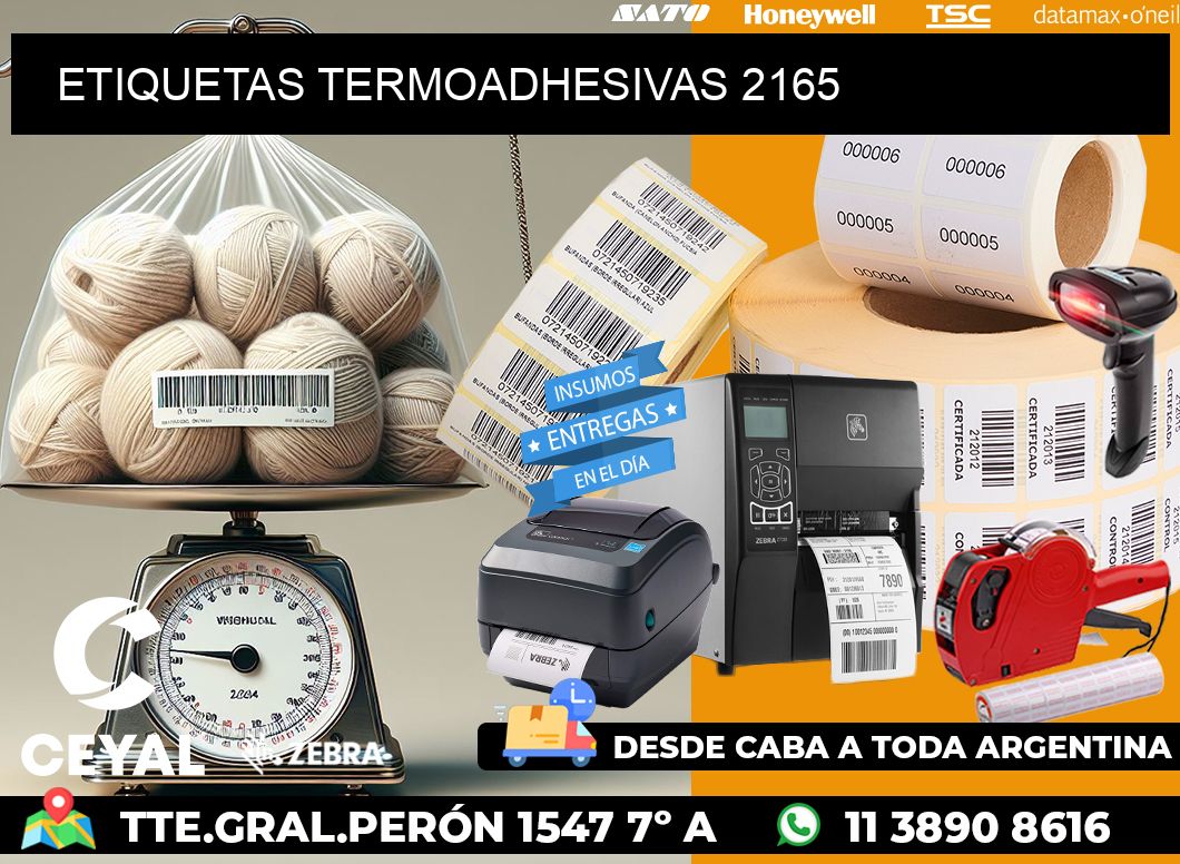 ETIQUETAS TERMOADHESIVAS 2165