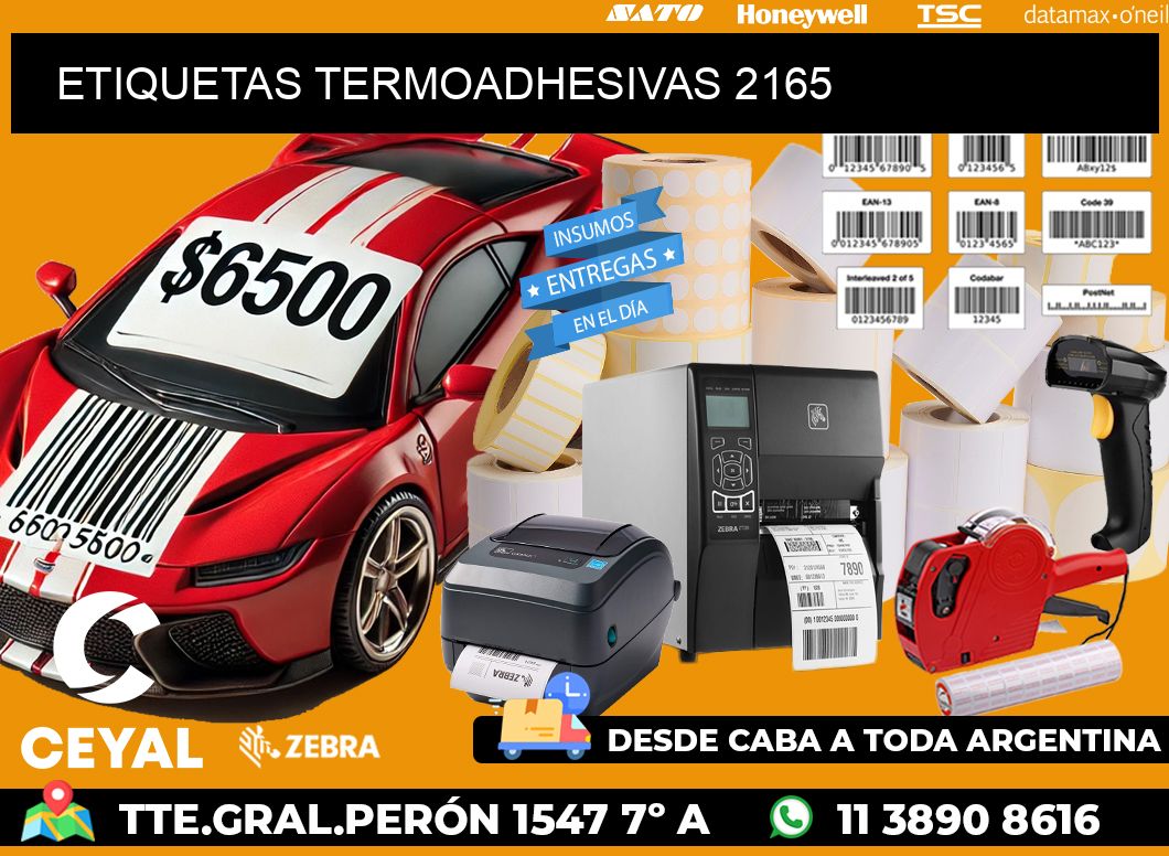 ETIQUETAS TERMOADHESIVAS 2165
