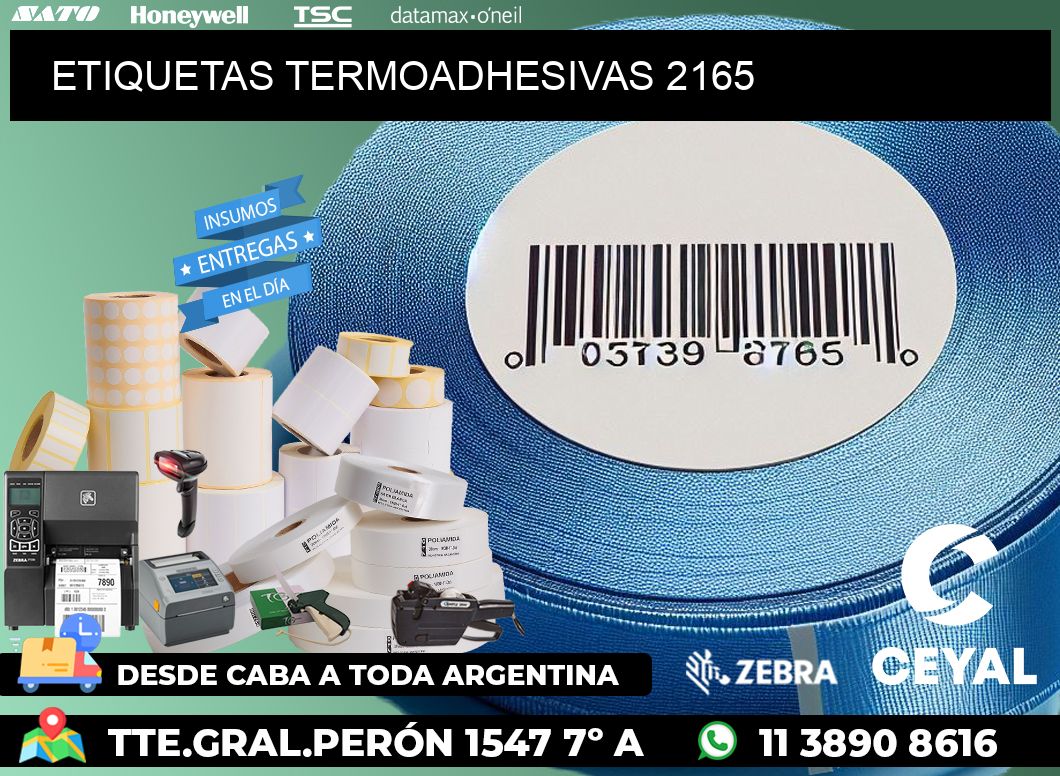 ETIQUETAS TERMOADHESIVAS 2165