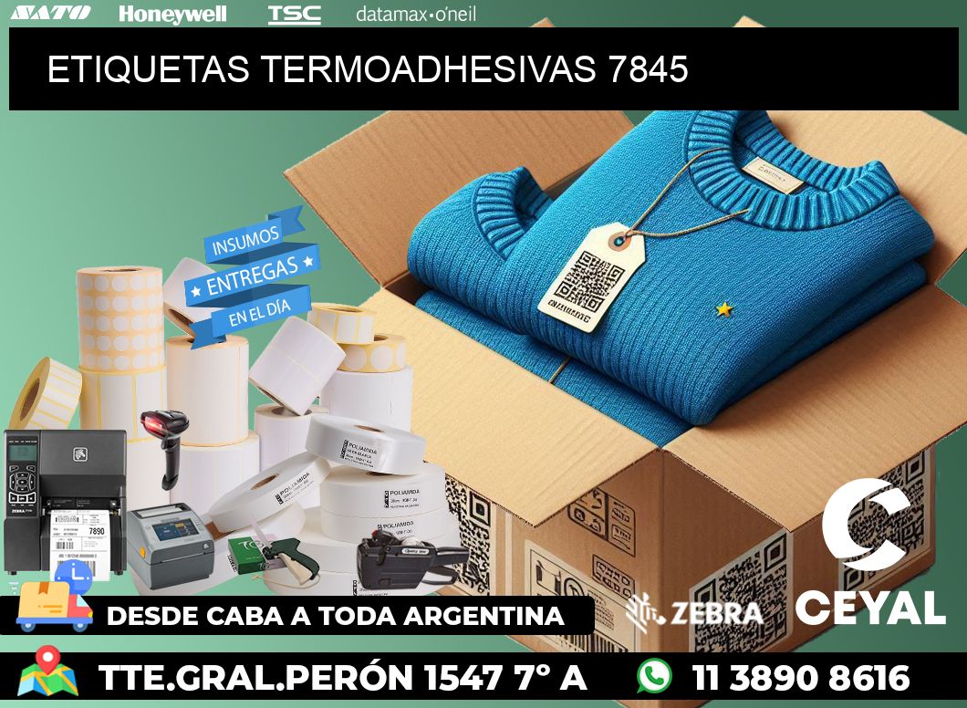 ETIQUETAS TERMOADHESIVAS 7845