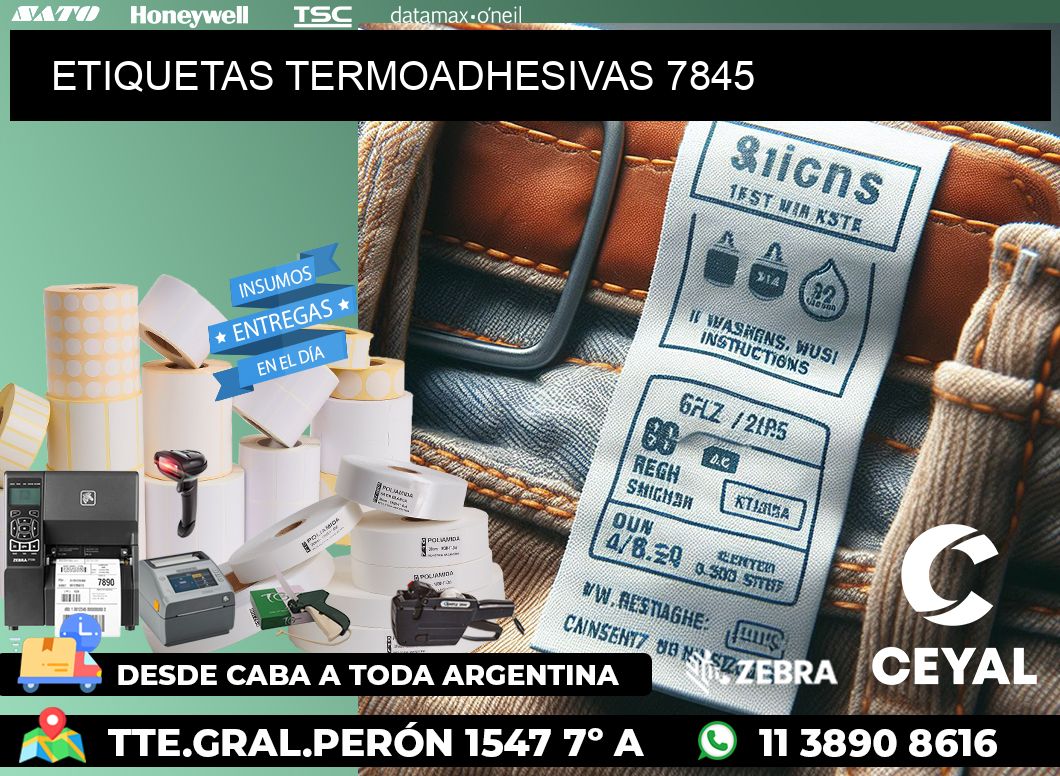 ETIQUETAS TERMOADHESIVAS 7845