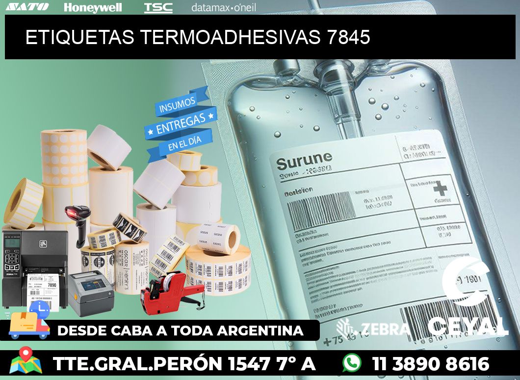 ETIQUETAS TERMOADHESIVAS 7845