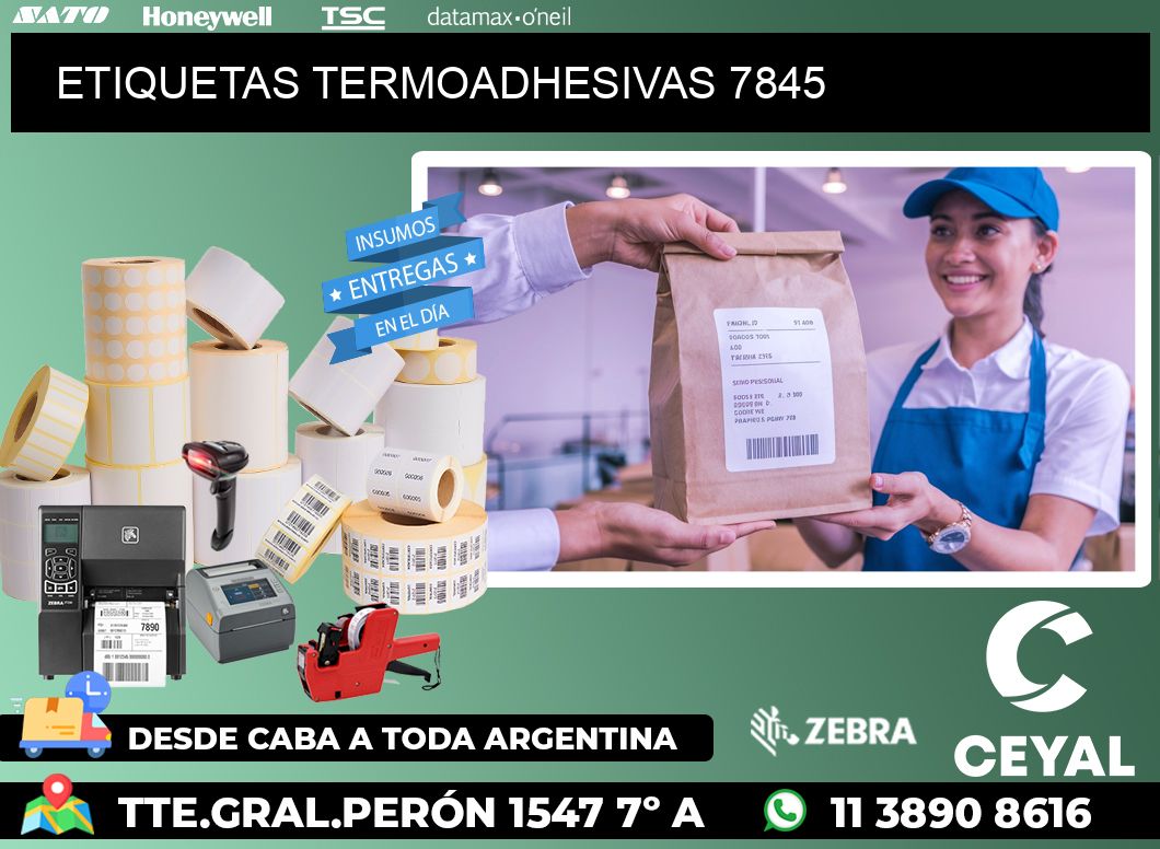 ETIQUETAS TERMOADHESIVAS 7845