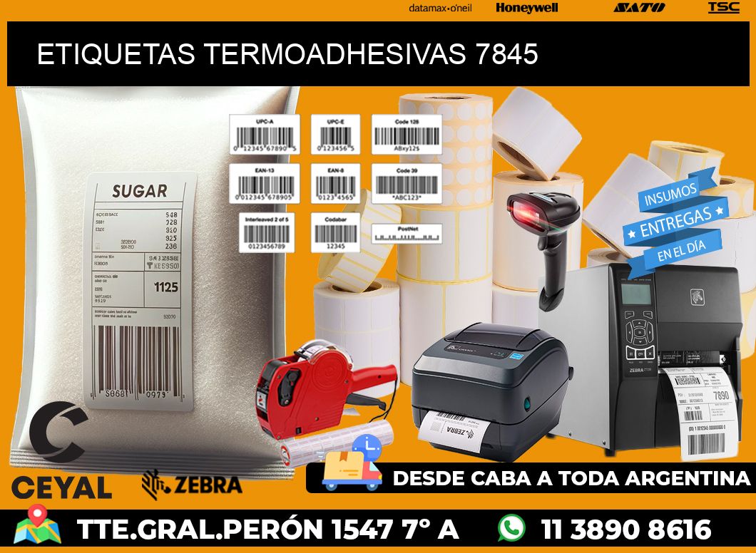 ETIQUETAS TERMOADHESIVAS 7845