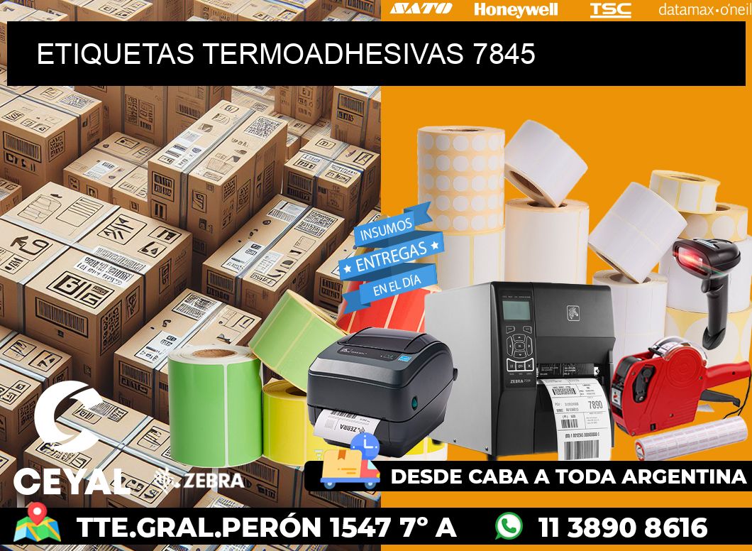 ETIQUETAS TERMOADHESIVAS 7845