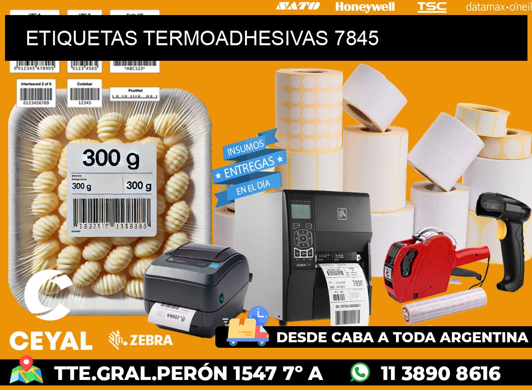 ETIQUETAS TERMOADHESIVAS 7845