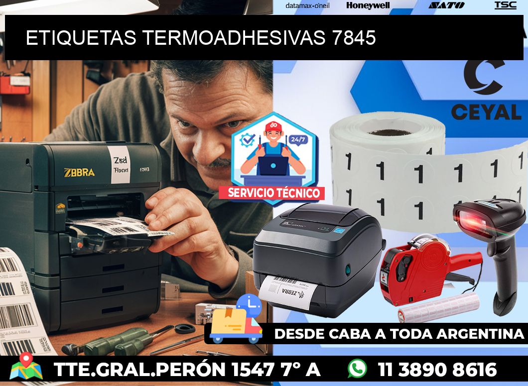 ETIQUETAS TERMOADHESIVAS 7845
