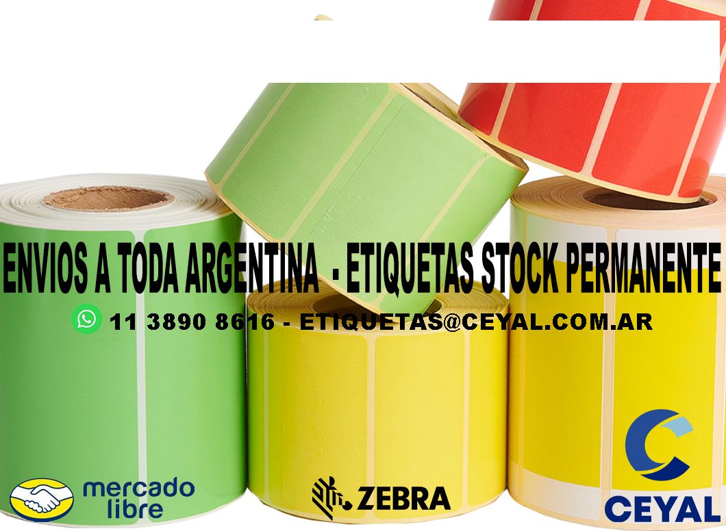 IMPRESION DE ETIQUETAS CON COLOR 40 x 23