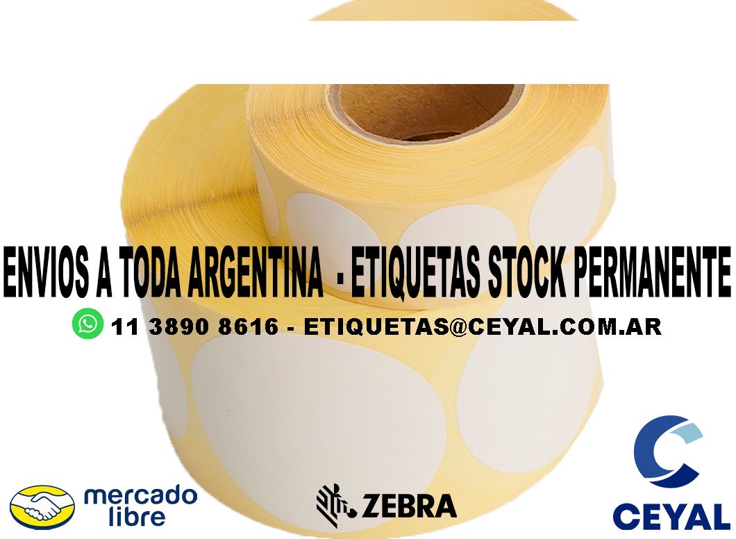 IMPRESION DE ETIQUETAS CON COLOR 54 x 70
