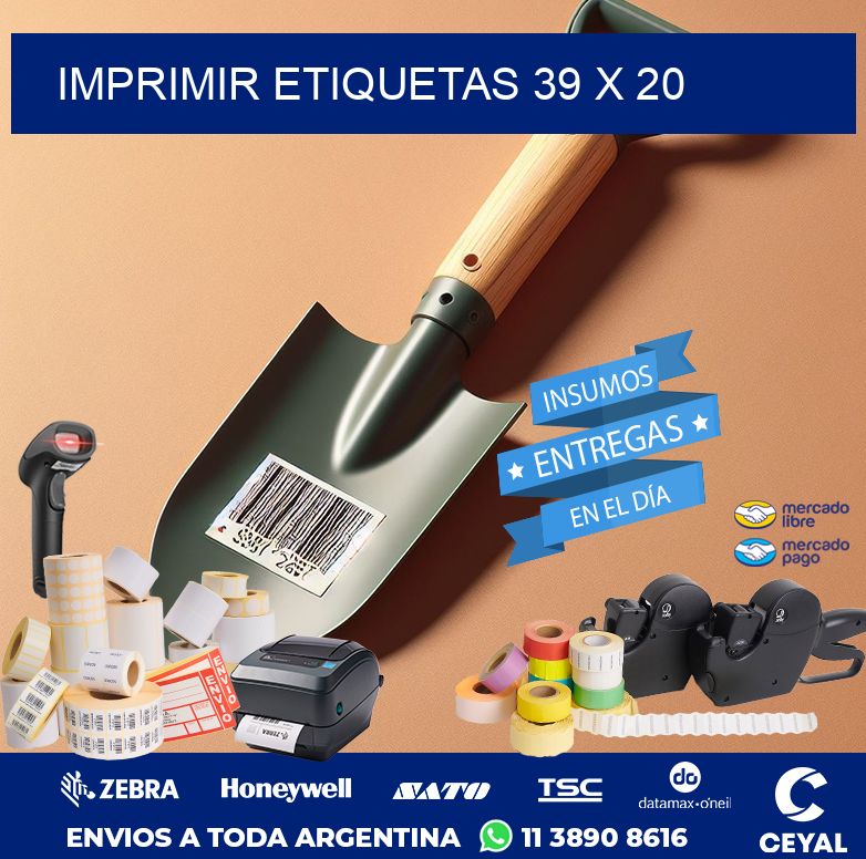 IMPRIMIR ETIQUETAS 39 x 20