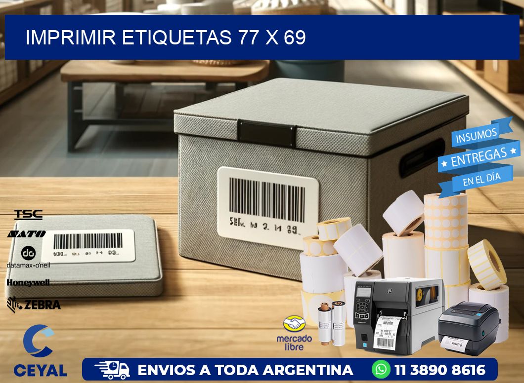 IMPRIMIR ETIQUETAS 77 x 69