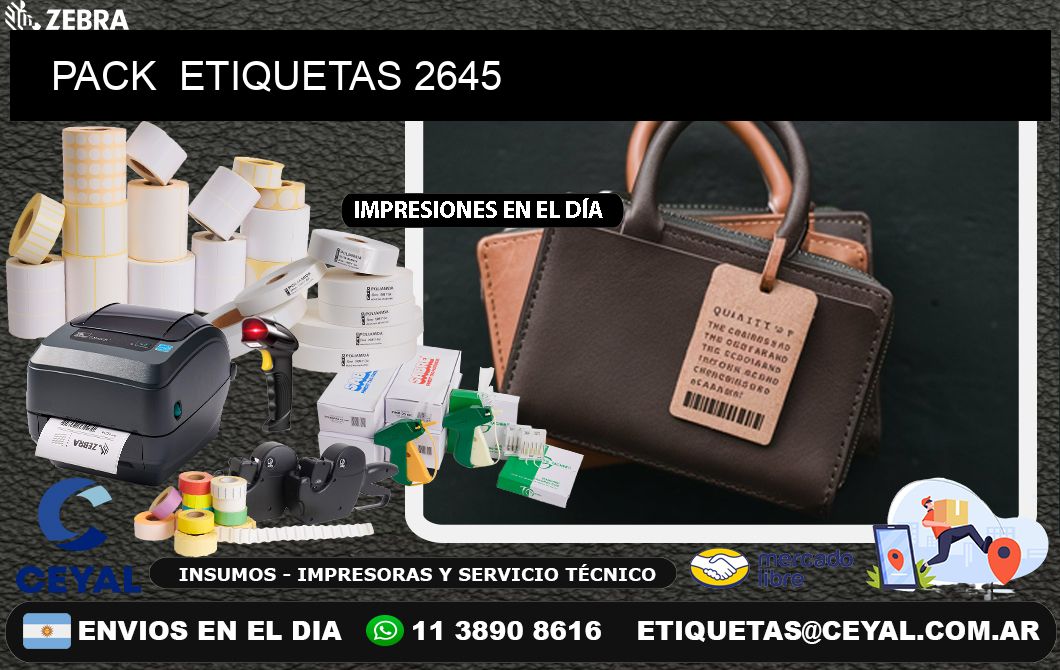 PACK  ETIQUETAS 2645