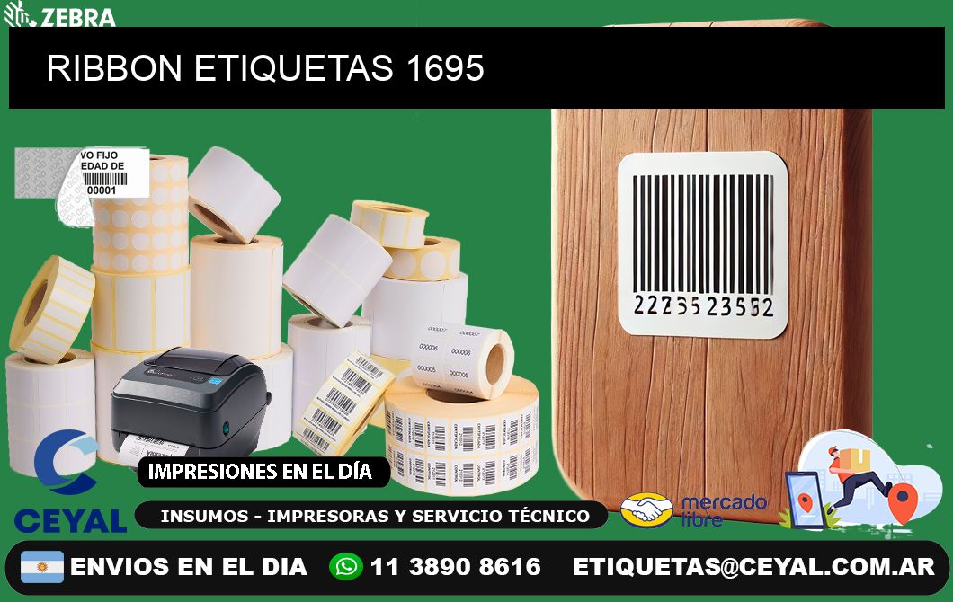 RIBBON ETIQUETAS 1695