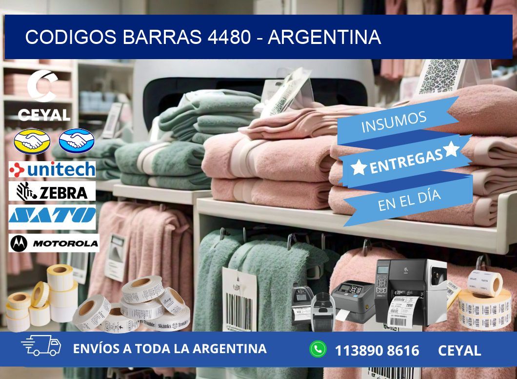 CODIGOS BARRAS 4480 - ARGENTINA