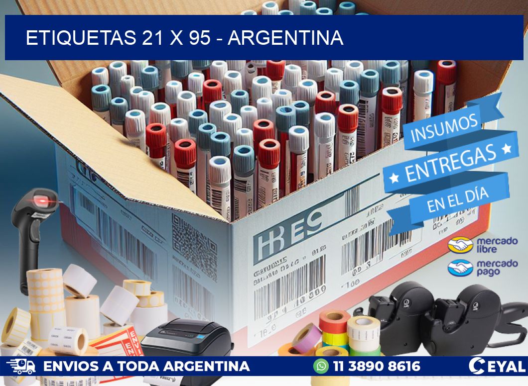 ETIQUETAS 21 x 95 - ARGENTINA