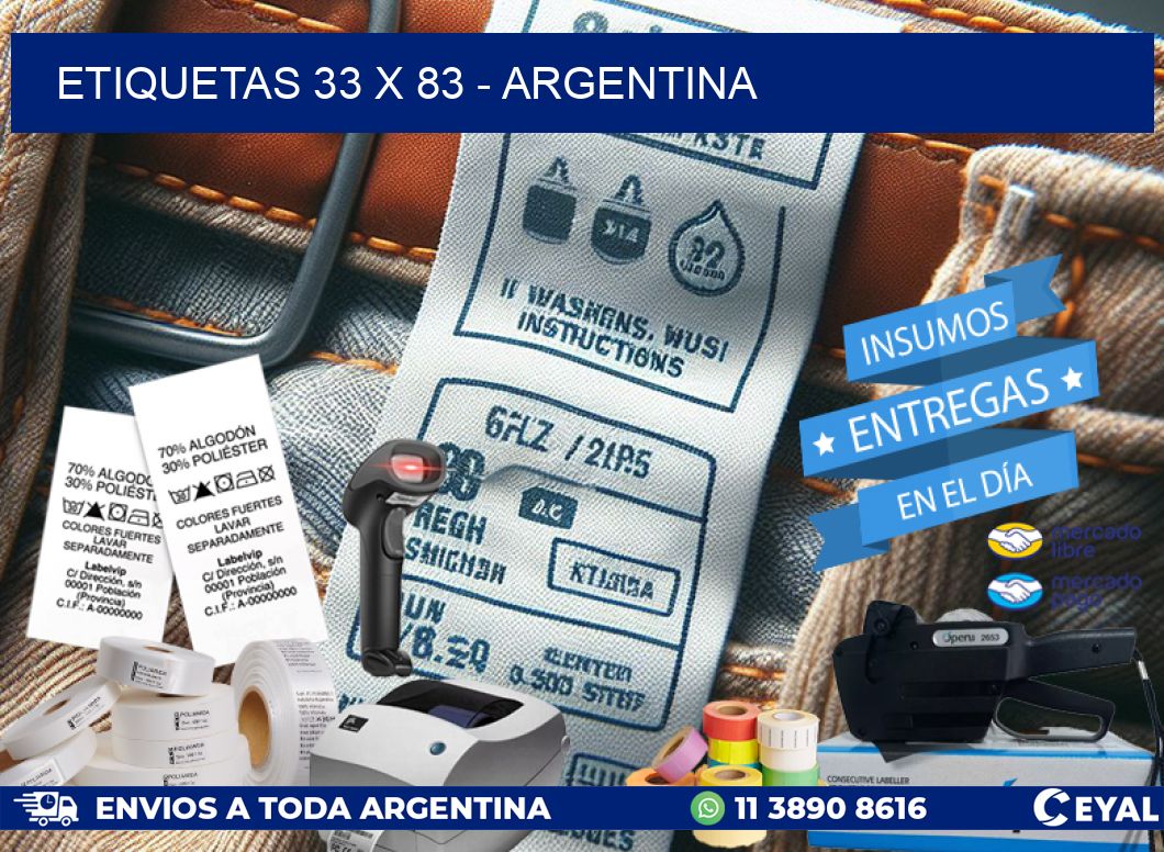 ETIQUETAS 33 x 83 – ARGENTINA