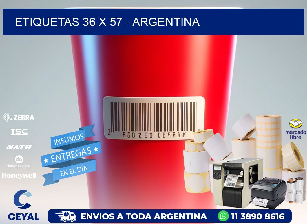 ETIQUETAS 36 x 57 - ARGENTINA