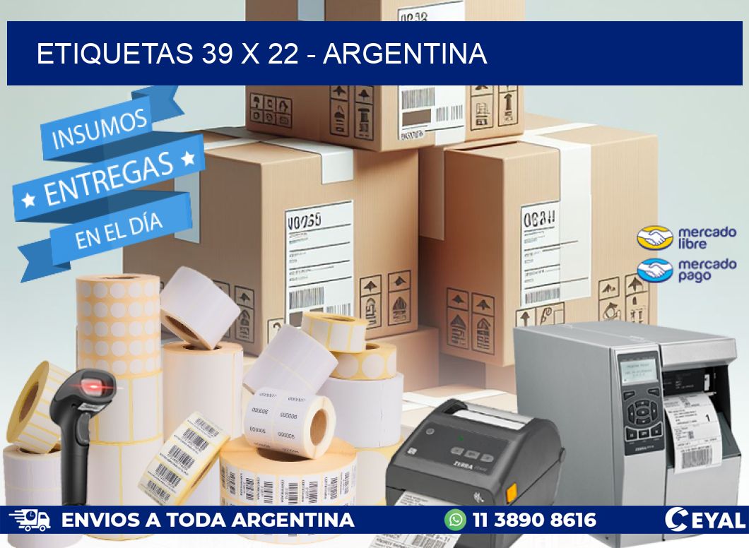 ETIQUETAS 39 x 22 - ARGENTINA