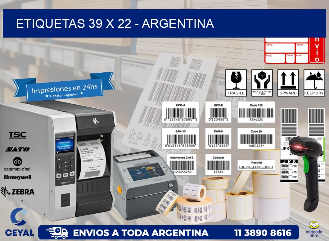 ETIQUETAS 39 x 22 - ARGENTINA