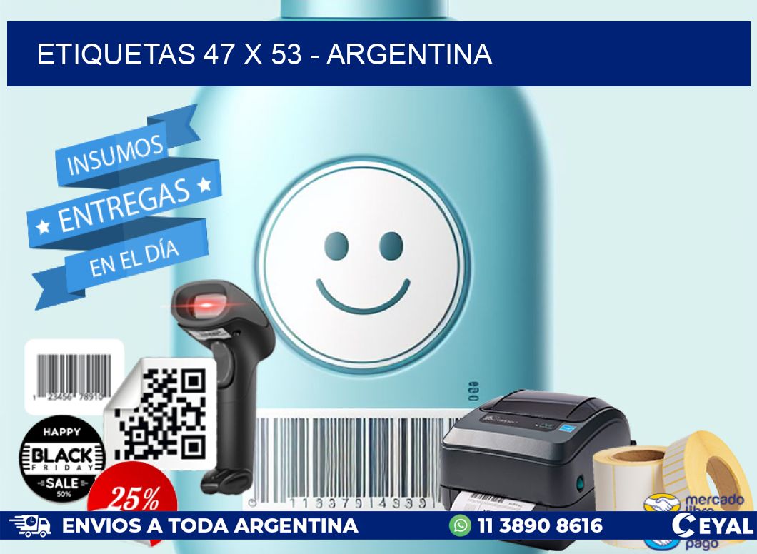 ETIQUETAS 47 x 53 - ARGENTINA