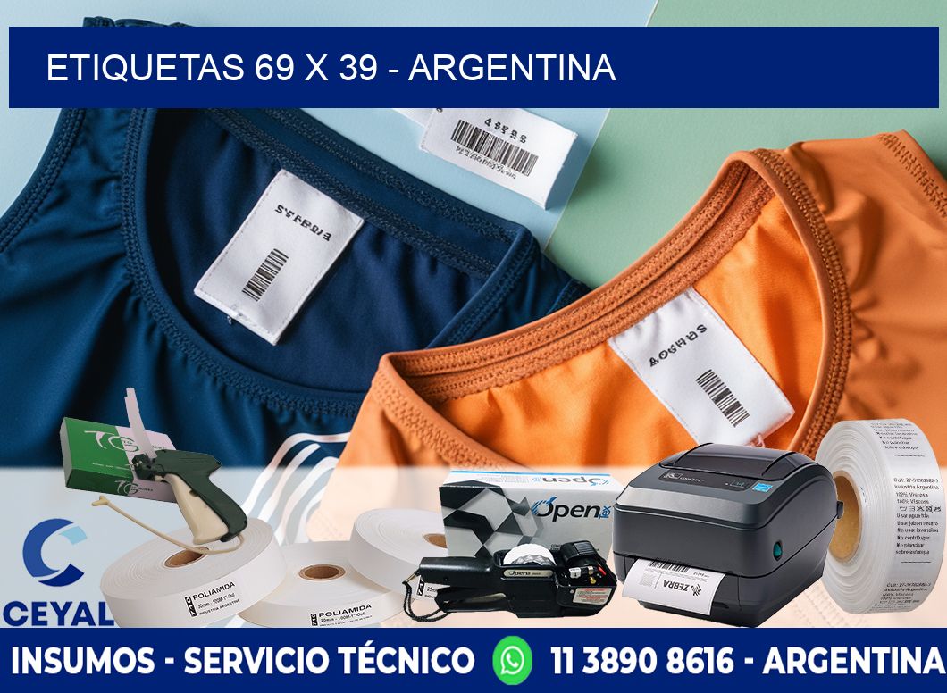 ETIQUETAS 69 x 39 - ARGENTINA