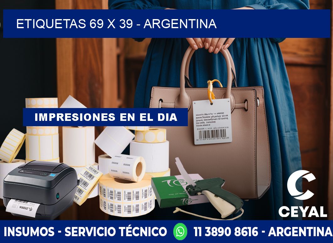 ETIQUETAS 69 x 39 - ARGENTINA