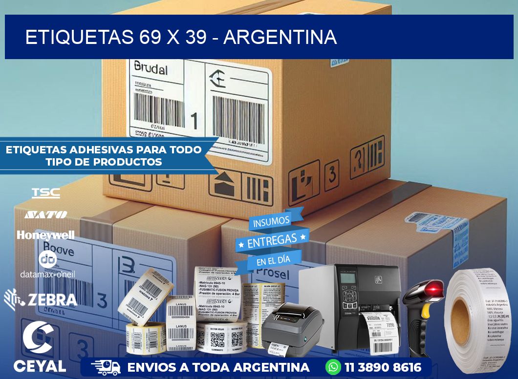 ETIQUETAS 69 x 39 - ARGENTINA
